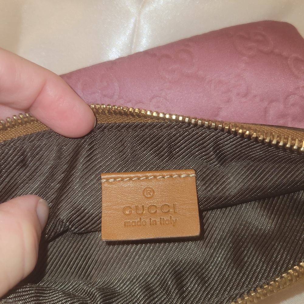 Euc Gucci Nylon Monogram Pouch - image 8